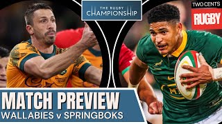 Wallabies vs Springboks Game 1 Preview  Rugby Championship 2024 [upl. by Nevi]