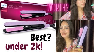 PHILIPS BHS39340 Straightener  Review amp demo  sheifali Singh [upl. by Bandler359]