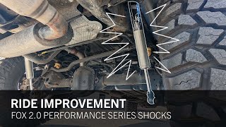 Fox 20 Performance Series Shocks  Improved Ride Quality [upl. by Lenroc]