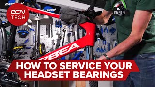 How To Service Your Road Bikes Headset  GCN Tech Monday Maintenance [upl. by Louis]