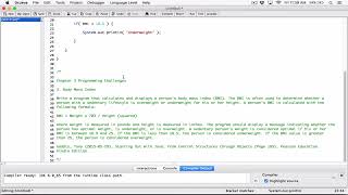 33 Body Mass Index  Java [upl. by Belcher]