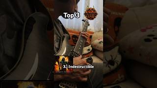 Top 3 Disturbed Guitar Riffs 🎸 shorts metal guitarcover [upl. by Sydel]