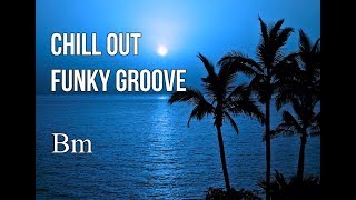 Chill out funky groove jam Guitar backing track [upl. by Nomael600]