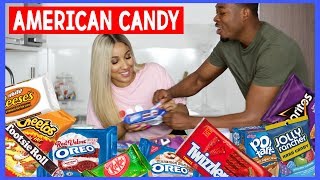 TRYING AMERICAN CANDY FEAT MY BOYFRIEND  SHERLINA NYM [upl. by Link]