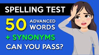 Can you PASS this Spelling Test 97 CANNOT  50 Most MISSPELLED Words [upl. by Haidabez]