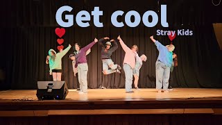 Stray Kids  Get Cool  KPOP COVER School Performance [upl. by Gittel]