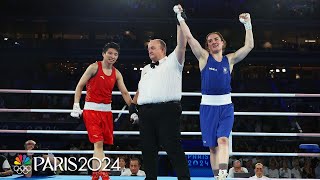 Kellie Harrington earns gold for Ireland with boxing victory over Chinas Yang  Paris Olympics [upl. by Timi718]