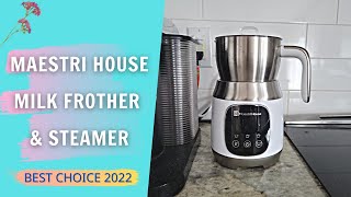 Maestri House Milk Frother amp Steamer Review amp Instructions Manual  Milk Frother amp Steamer for Latte [upl. by Soulier]