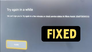 How to Fix Xbox Error Code 0x87dd0003 [upl. by Atinnor363]