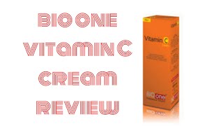 Bio one vitamin C cream honest review [upl. by Kenric]