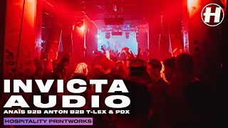 Anaïs b2b Anton b2b TLex amp PDX Invicta Audio  Live  Hospitality Printworks [upl. by Garbe]