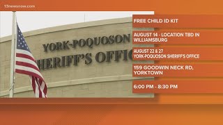 Free child ID kits provided to Yorktown families [upl. by Busey]