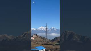 Pikey Peak View solukhumbu sagarmathanaturehimalayasyoutubeshortsshortvideo [upl. by Lalad]