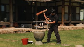 Making rice cakes in a traditional way that even my parents probably havent tried [upl. by Bein]