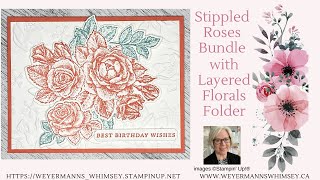 Stippled Roses Bundle with Softly Stippled DSP [upl. by Gillian218]