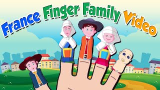 France Finger Family  Daddy finger Song Collection  Nursery Rhymes amp Kids Songs [upl. by Carnes]