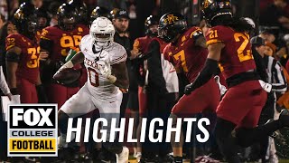 No 7 Texas Longhorns vs Iowa State Cyclones Highlights  CFB on FOX [upl. by Ynnor422]