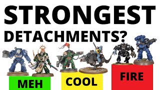 Strongest Space Marine Detachments Tier List  Best and Worst in Game [upl. by Waneta945]