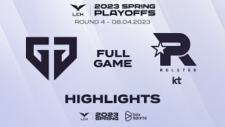 GEN vs KT Highlights ALL GAMES  PLAYOFFS ROUND 4  LCK Spring Split 2023 [upl. by Joachim]