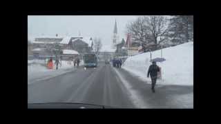 Walserbus Buslinie 3 Teilstrecke der Regionalverkehr Allgäu GmbH RVA Oberstdorf im Jahr 2013 [upl. by Ardnoel]