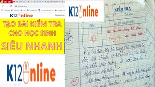 Hướng dẫn học sinh học trực tuyến trên K12Online bằng máy tính và TV [upl. by Barfuss]