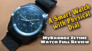 MyKronoz ZeTime Watch Detailed Review  Hybrid Watch RandomRepairs [upl. by Eisler774]