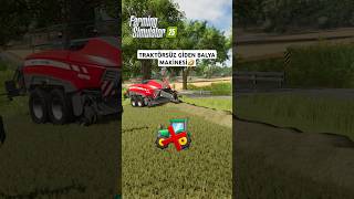 FARMİNG SİMULATOR 25TE BİR İLK ❗️ TRAKTÖRSÜZ BALYE MAKİNESİ 🤣🤣🚜❌️ fs25 bug shorts [upl. by Nilhsa]