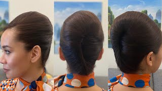 Easy French Twist for Medium to Long Hair MY UPDATED FRENCH [upl. by Olgnaed388]