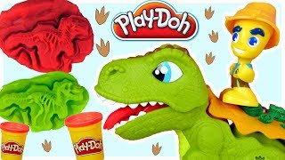 Play Doh Town amp Dinozaury i szkielety • bajki dla dzieci [upl. by Maon]