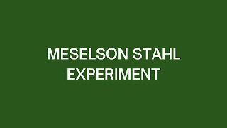 206 The Meselson and Stahl experiment  Models of DNA replication fsc 2nd year Biology [upl. by Arch352]