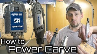 How to Wood CarvePower Carve With Any Rotary Tool [upl. by Nepets220]