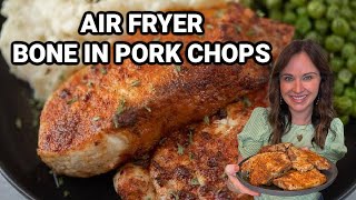 Delicious Air Fryer Bone In Pork Chops [upl. by Seravaj]