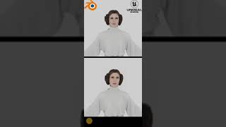 Clon digital de Carrie Fisher con mocap [upl. by Aneel373]