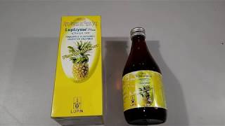 Lupizyme Plus Syrup Uses Dosage And Benefits पुरानी गैस कब्ज अपच से तुरंत आराम [upl. by Tallia]