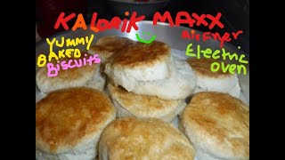 2 Ingredient Biscuits COOKED in the KALORIK Maxx air fryer electric oven👩🏿‍🍳KALORIK demonstration😋 [upl. by Theurer]