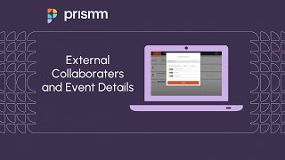 External Collaborators and Event Details [upl. by Elayne]