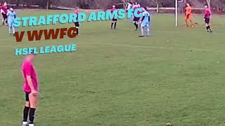 TAKING THE PSS 👀 LITERALLY  WHEATHAMPSTEAD WANDERERS FC V STRAFFORD ARMS FC  HSFL LEAGUE [upl. by Oznarol]