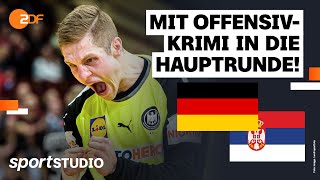 Deutschland – Serbien Highlights  HandballWM 2023  sportstudio [upl. by Oulman659]