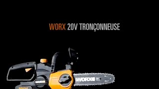 Meilleure Tronçonneuse sans fil  WORX 20V WG322E1 [upl. by Darla]