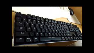 Perixx PeriBoard328 Keyboard Sound Key Test  Gadget Explained Extended Unboxing [upl. by O'Reilly772]