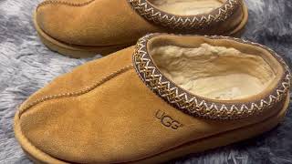 UGG Mens Tasman Slipper Review Love These Warm And Cozy Fur Slippers [upl. by Fonsie]