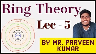 Modern Algebra  Ring Theory  Lecture  5  Idempotent Elements in Ring  By Mr Parveen Kumar [upl. by Malcah]