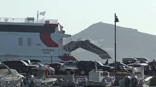 Fast Ferries  Thunder  Arriving at Naxos [upl. by Barbaresi]