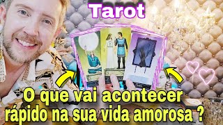 O que vai acontecer rápido na sua vida amorosa  Tarot de hoje Novo amor ou amor do passado taro [upl. by Hedvah]