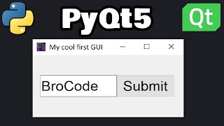 Python PyQt5 LINE EDITS are easy 💬 [upl. by Lanos]