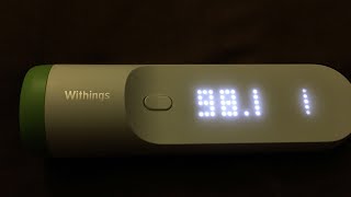 Nokia Withings Thermo WiFi Smart Temporal Thermometer OVERVIEW [upl. by Namwen]