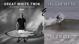 A True Twin Fin Firewire Great White Twin Surfboard Review [upl. by Attenborough598]