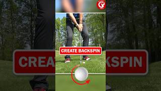 How to create backspin on your golf shots very easy shorts [upl. by Chicky]