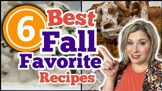 6 BEST EVER FALL RECIPES that Will BLOW Your MIND  PERFECT COMFORT Food for FALL [upl. by Mayram564]