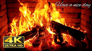 🔥 4K Fireplace Ambience with Crackling Fire Sounds Relaxing for Sleep Soundly Tonight [upl. by Aryaz]